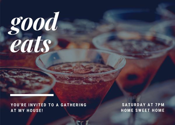 Invitation ideas for a dinner party