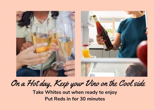 Keep wines cooler this summer