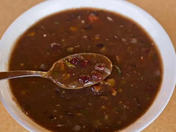 Slow Cooker Mexican Black Beans after cooking