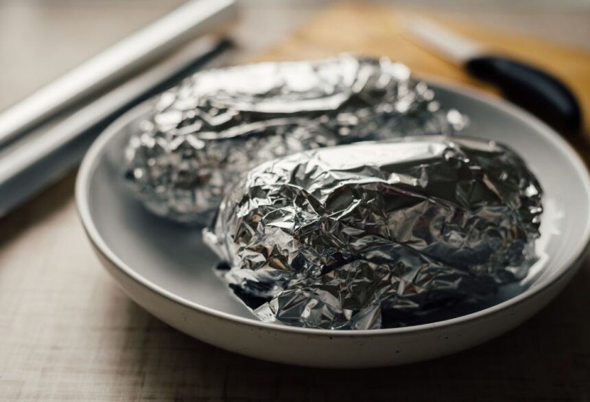 Baked Potatoes in foil packets