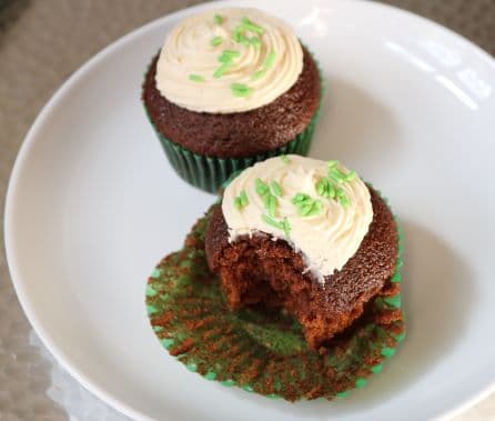 A delicious St. Patrick's Day Dessert - Stout Cupcakes