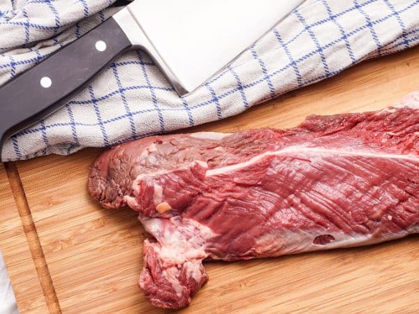 Hangar Steak for beef fajitas