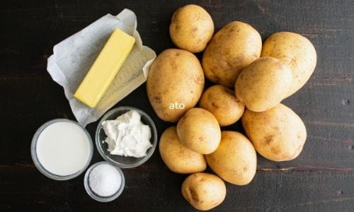 Ingredients for Slow Cooker Mashed Potatoes