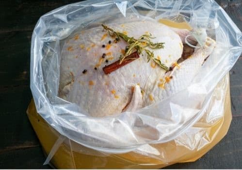 Turkey in wet brine