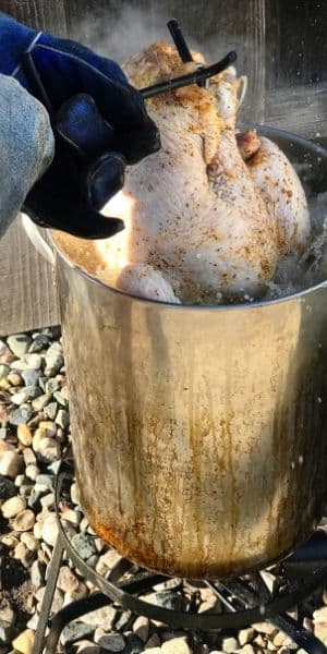 Safety equipment is needed if you are going to deep fry your turkey.