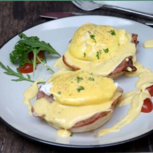 Eggs Benedict for Mother's Day Brunch