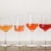 Rose Wine in Glasses
