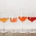 Rose Wine in Glasses