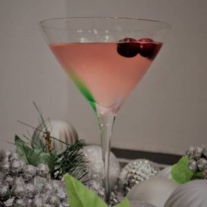 Christmas Cosmopolitan cocktail