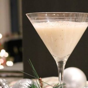 Vermont Kiss Creamy Cocktail in Martini Glass