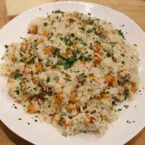 Baked Risotto with Butternut Squash an excellent Arborio Rice recipe