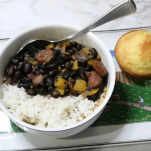 Black Beans and Rice with Sausage Recipe Picture