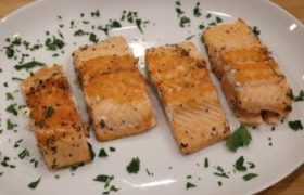 Budget-Friendly Double Date Dinner Pan-Seared Salmon
