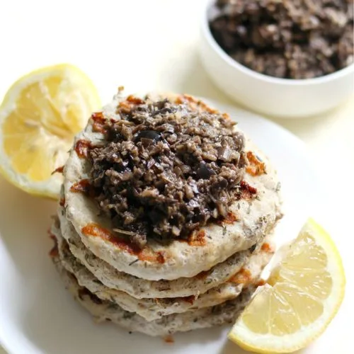 Grilled-Chicken-Burgers-with-Black-Olive-Tapenade