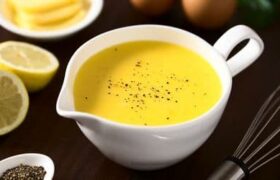 classic French sauce is a lemony, yellow hollandaise sauce