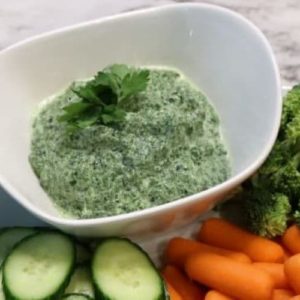 No Cook Appetizer Tangy Spinach Yogurt Dip