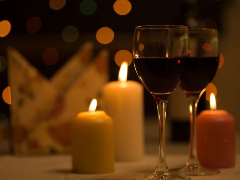 Candlelit Romantic Steak Dinner For Two Lone Star Gatherings   Romantic Table For Two 2 840x630 