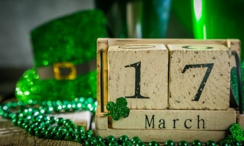 St. Patrick's Day is March 17