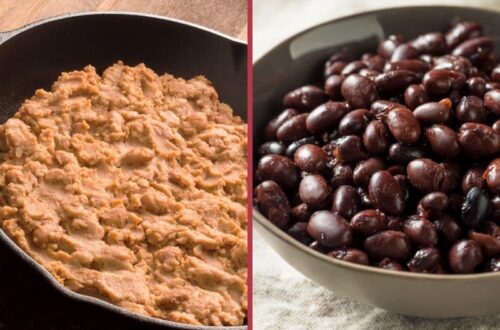 Refried beans vs. Black Beans