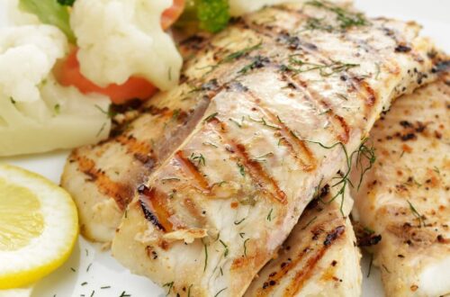 Best White FIsh to Grill on a plate