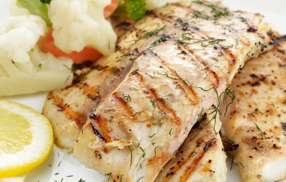 Best White FIsh to Grill on a plate